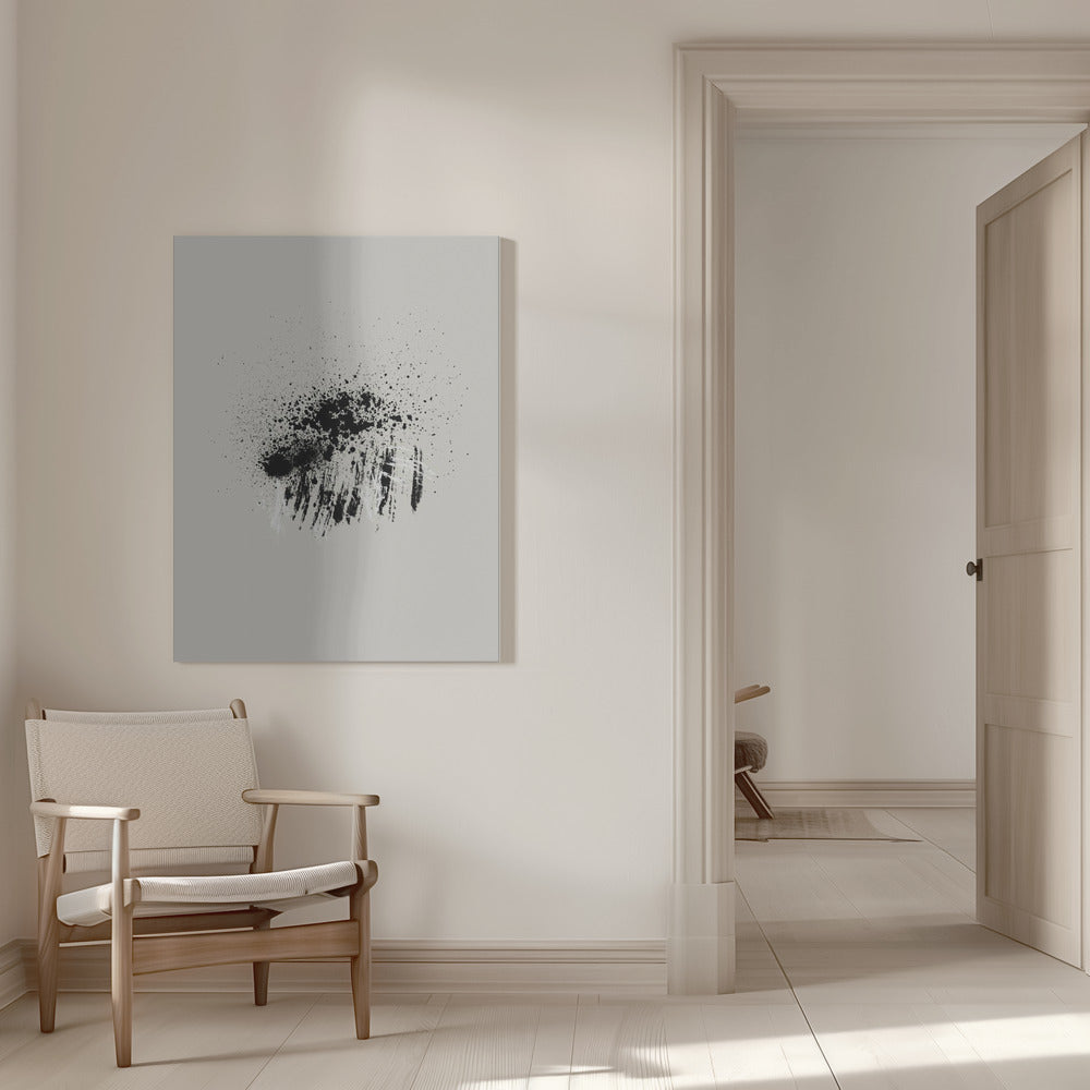 Wall art Brush splatters #3