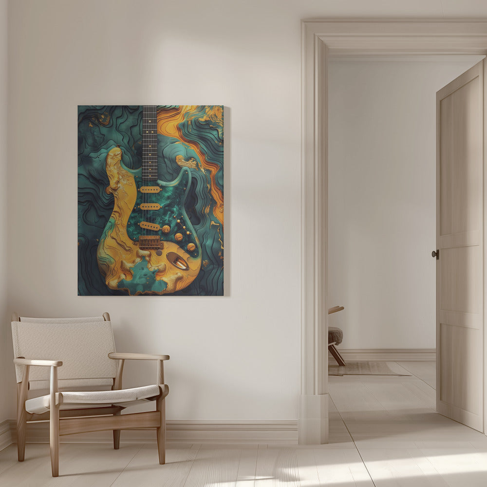 Music Guitar 1 Canvas Print