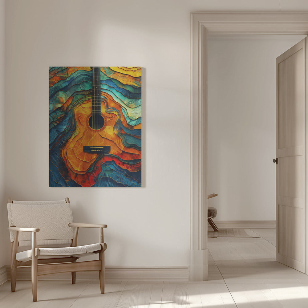 Music Guitar 6 Canvas Print