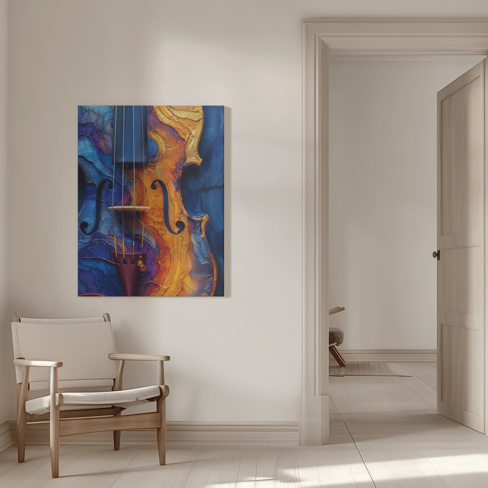Wall art Music Violin 2 Canvas Print