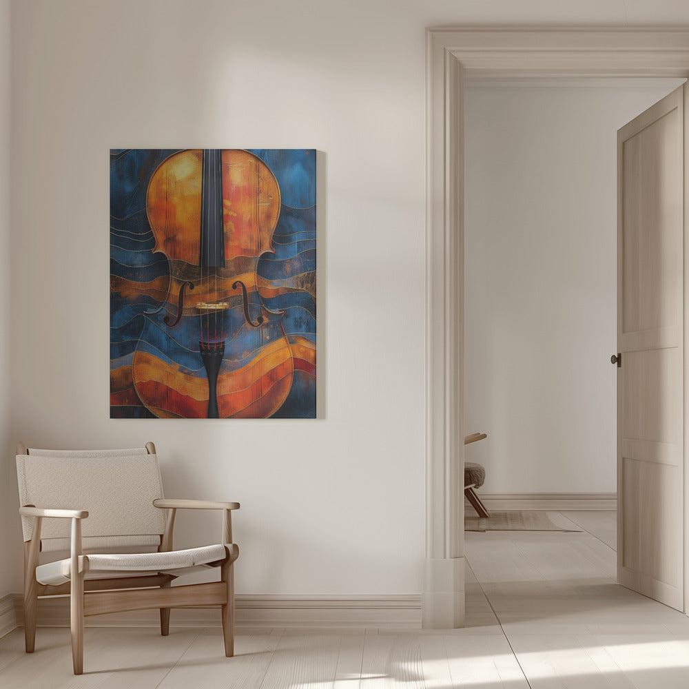 Wall art Music Violin 6 Canvas Print