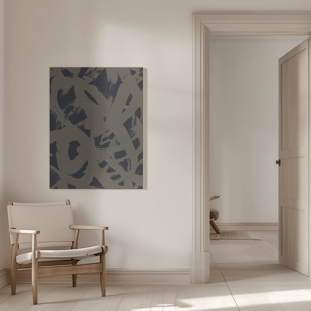 Wall art Abstract Brush Strokes 399Y