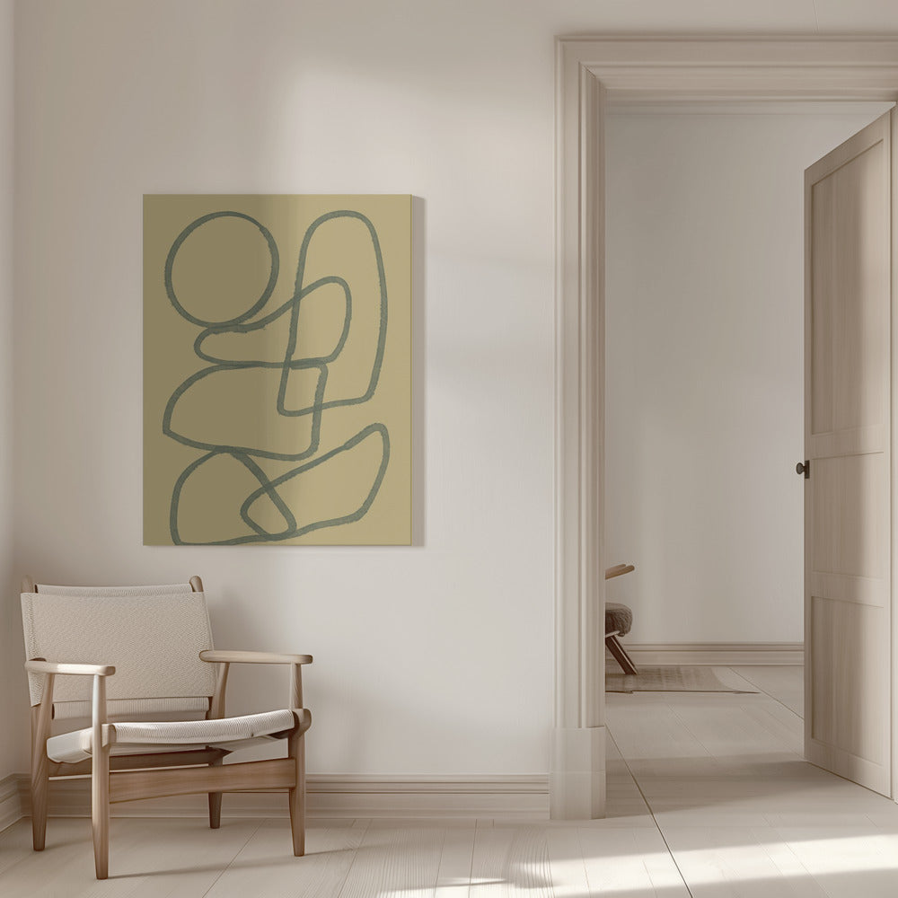 Wall art Line drawing ABSTRACT