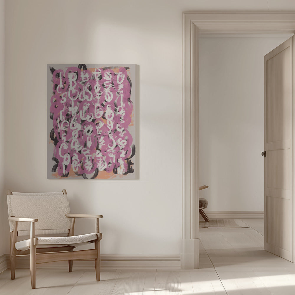 Wall art Paint brush abstract