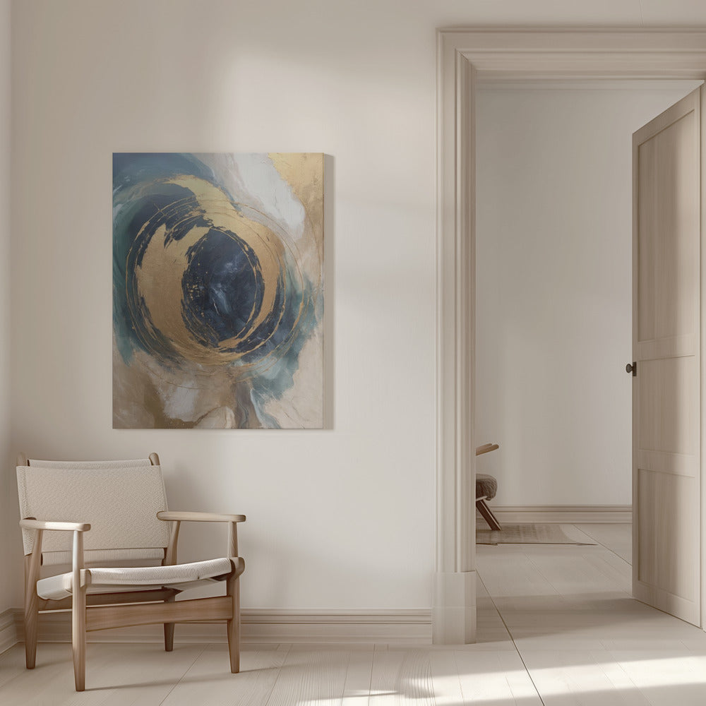 Wall art Golden Vortex