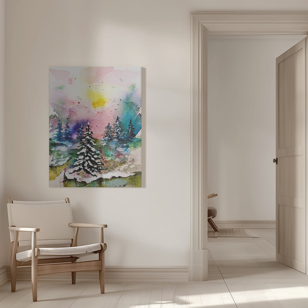 Wall art Winter 9 Canvas Print