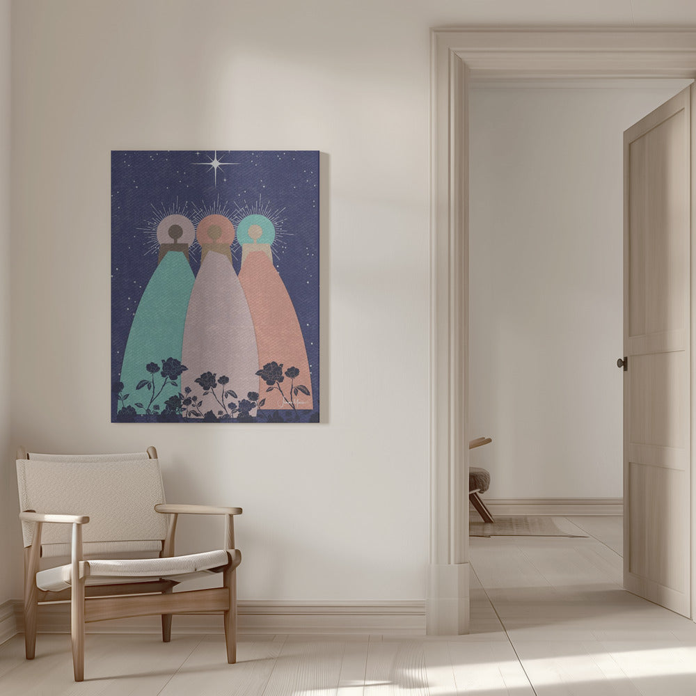 Wall art Three Spirit Guides Canvas Print