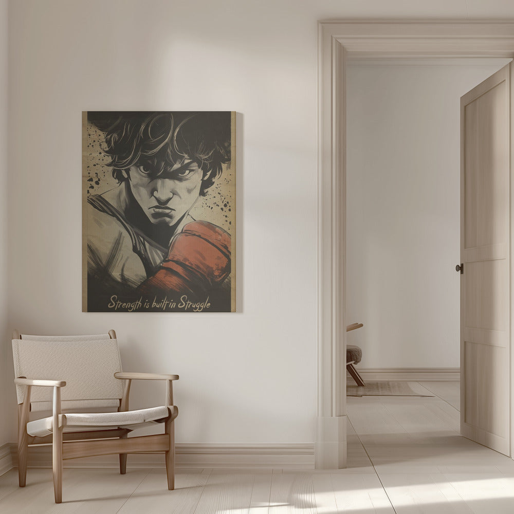 Wall art Strength Is Built In Struggle