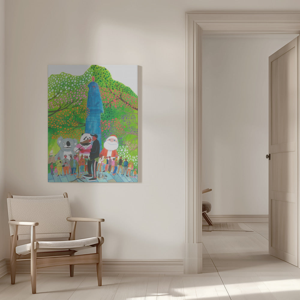 Wall art Street Concert Canvas Print