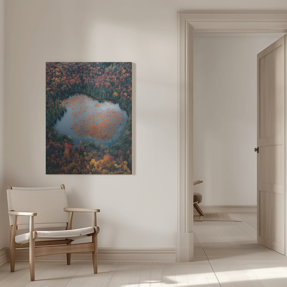 Wall art Autumn at the Lake