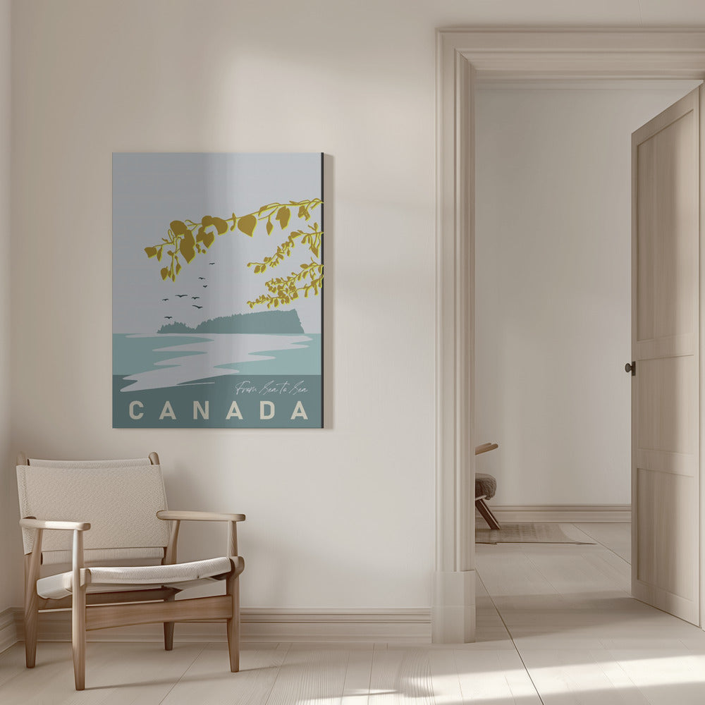 Wall art mellow anticipation Canadian Lakeland