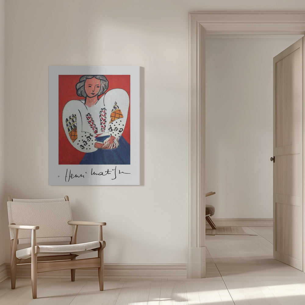 Wall art Henri Matisse, La Camicetta Romena, 1940