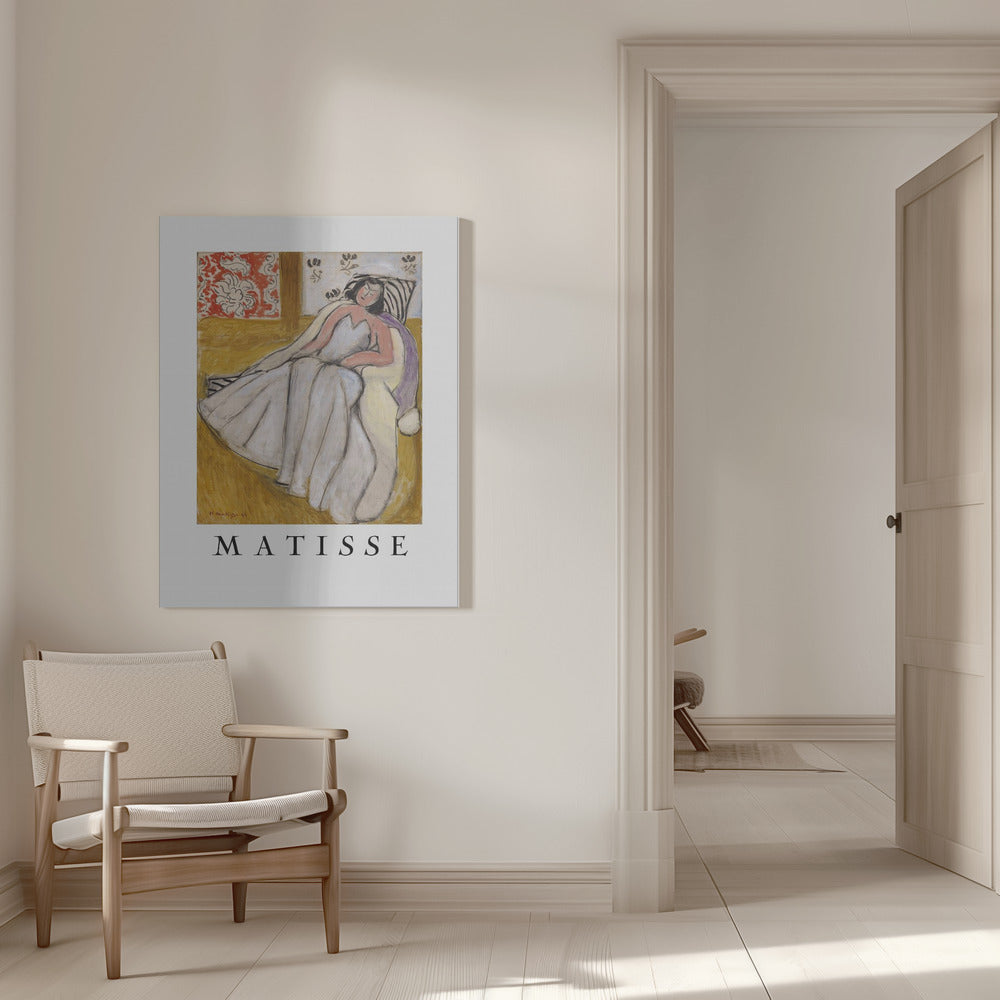 Wall art Jeune Femme à La Pelisse Blanche