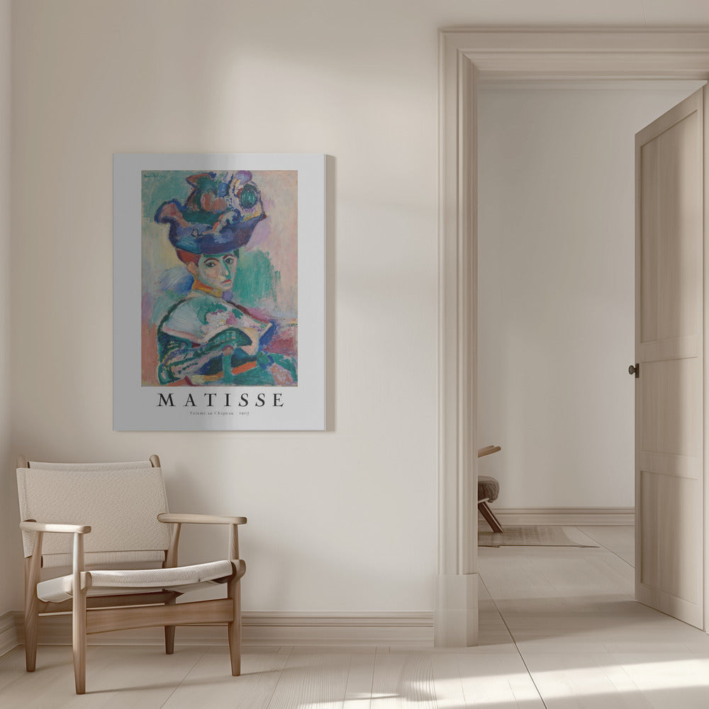 Wall art Woman With Hat 1905