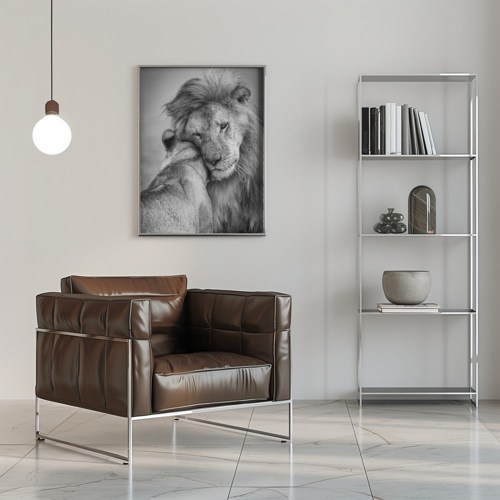 Wall art African Love! Canvas Print