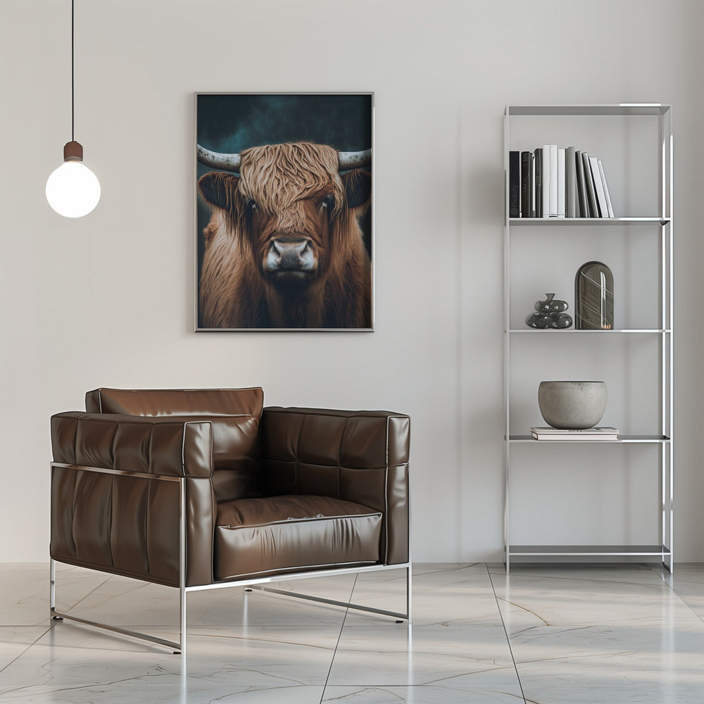 Wall Art Highland Cow