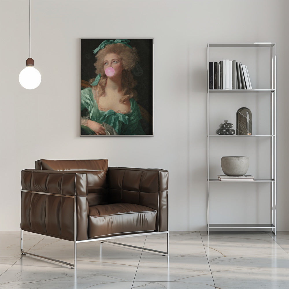Wall art Madame Bubble-Gum