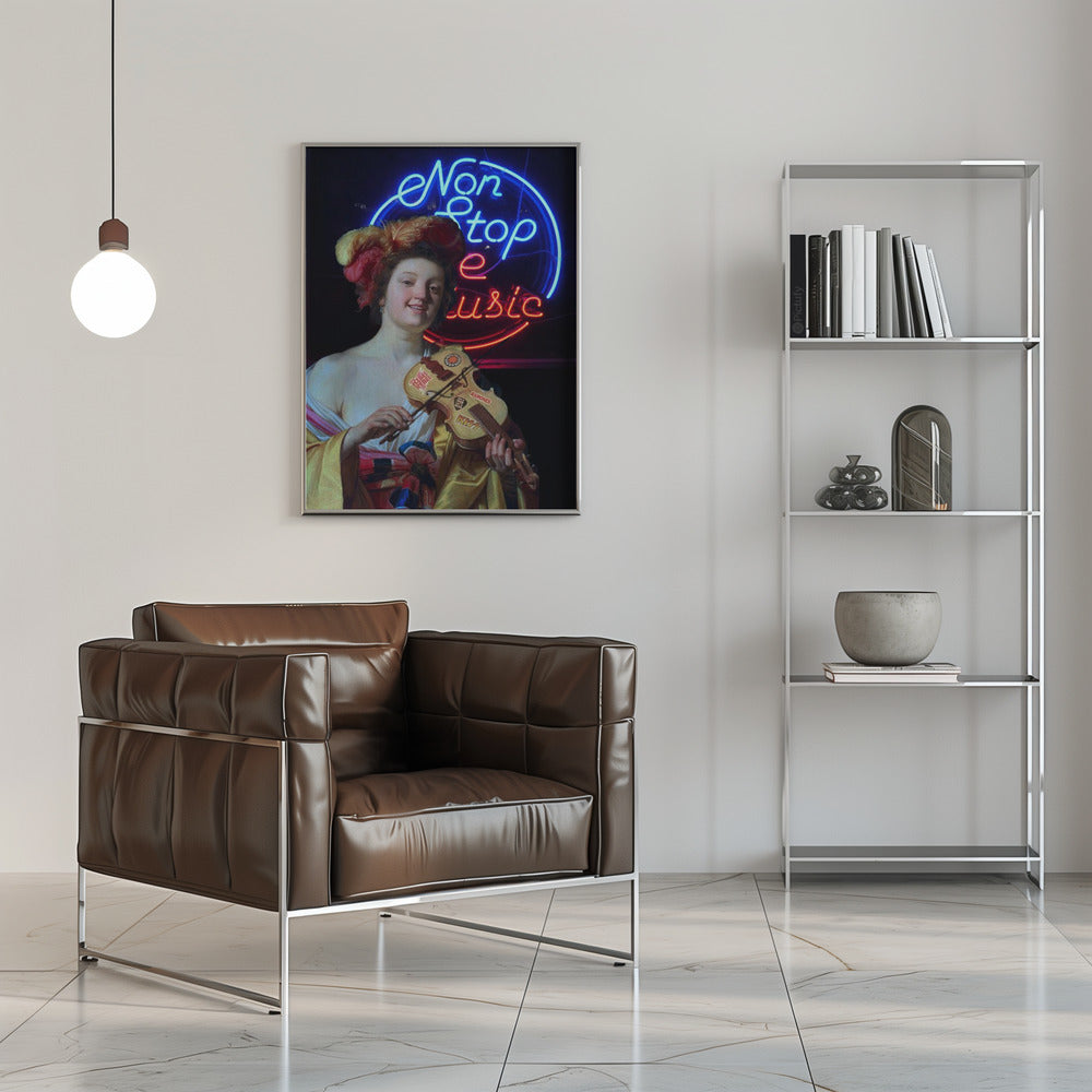Wall art Non Stop the Music Canvas Print