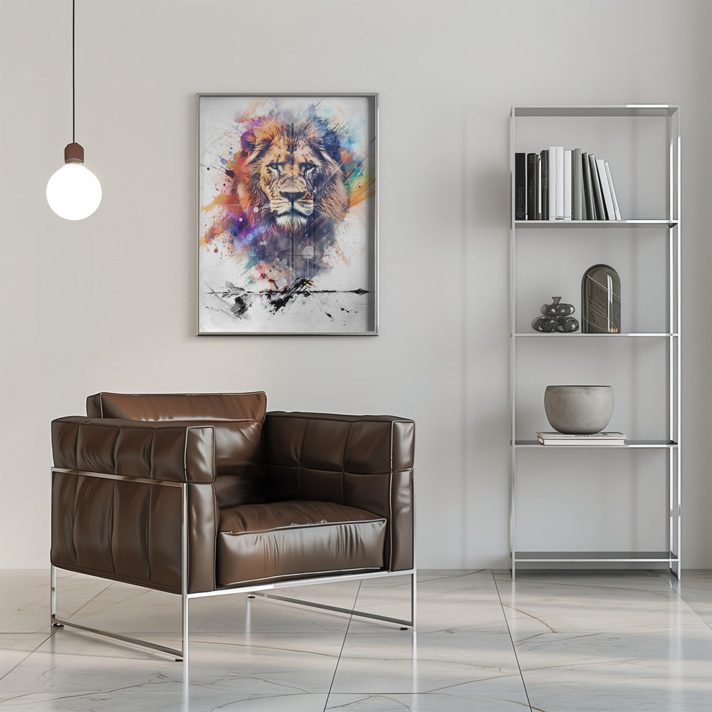 Wall art Lion Poster Art 04