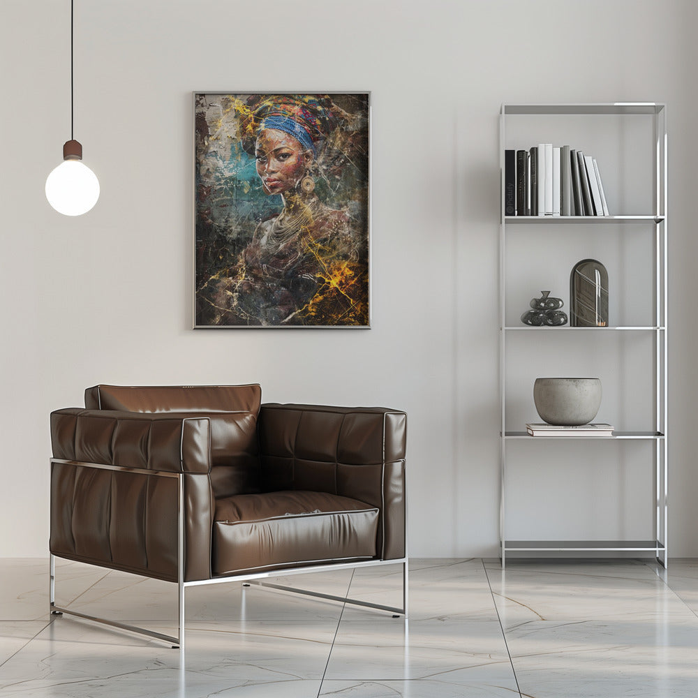 Wall art African Art Illustration Wallart 067