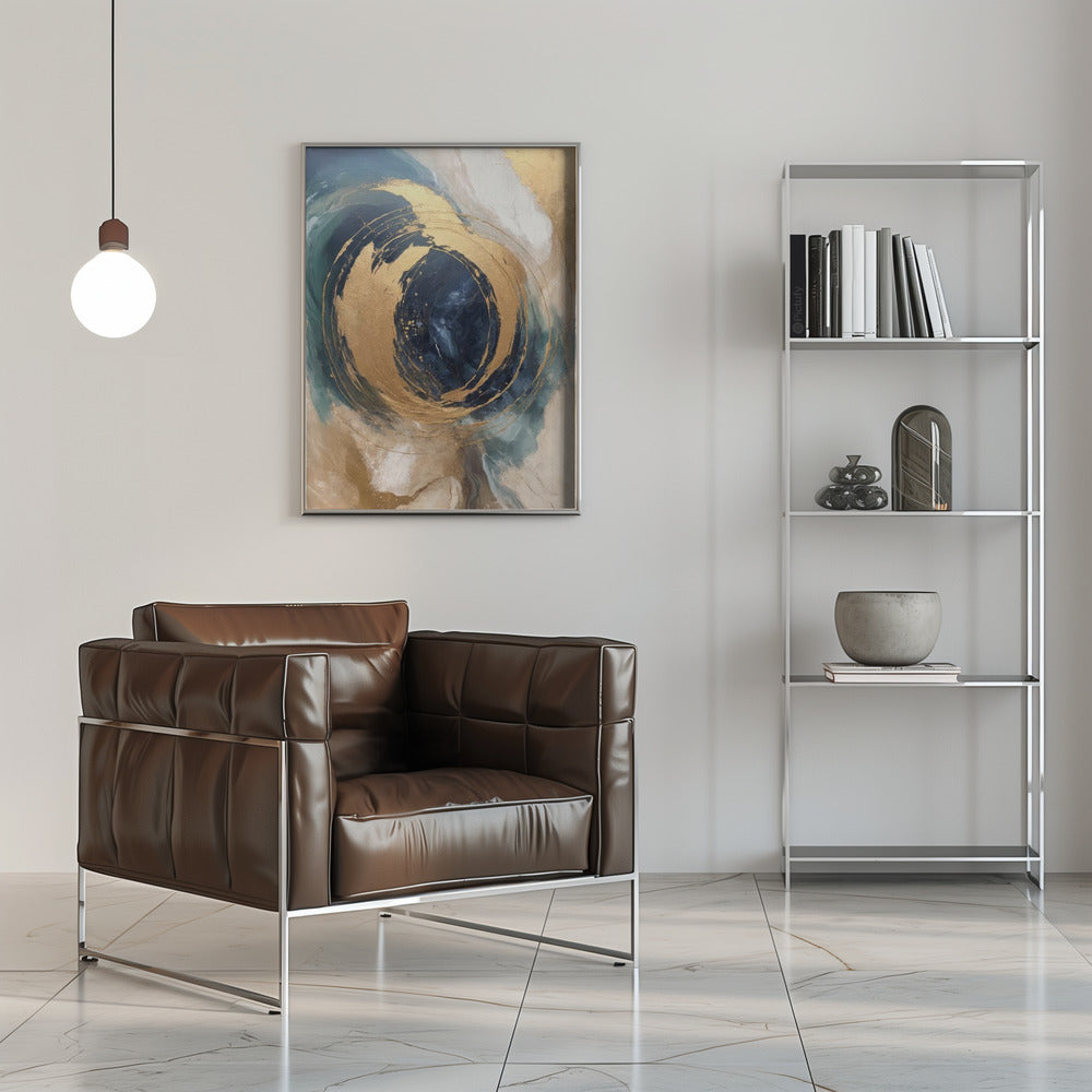 Wall art Golden Vortex