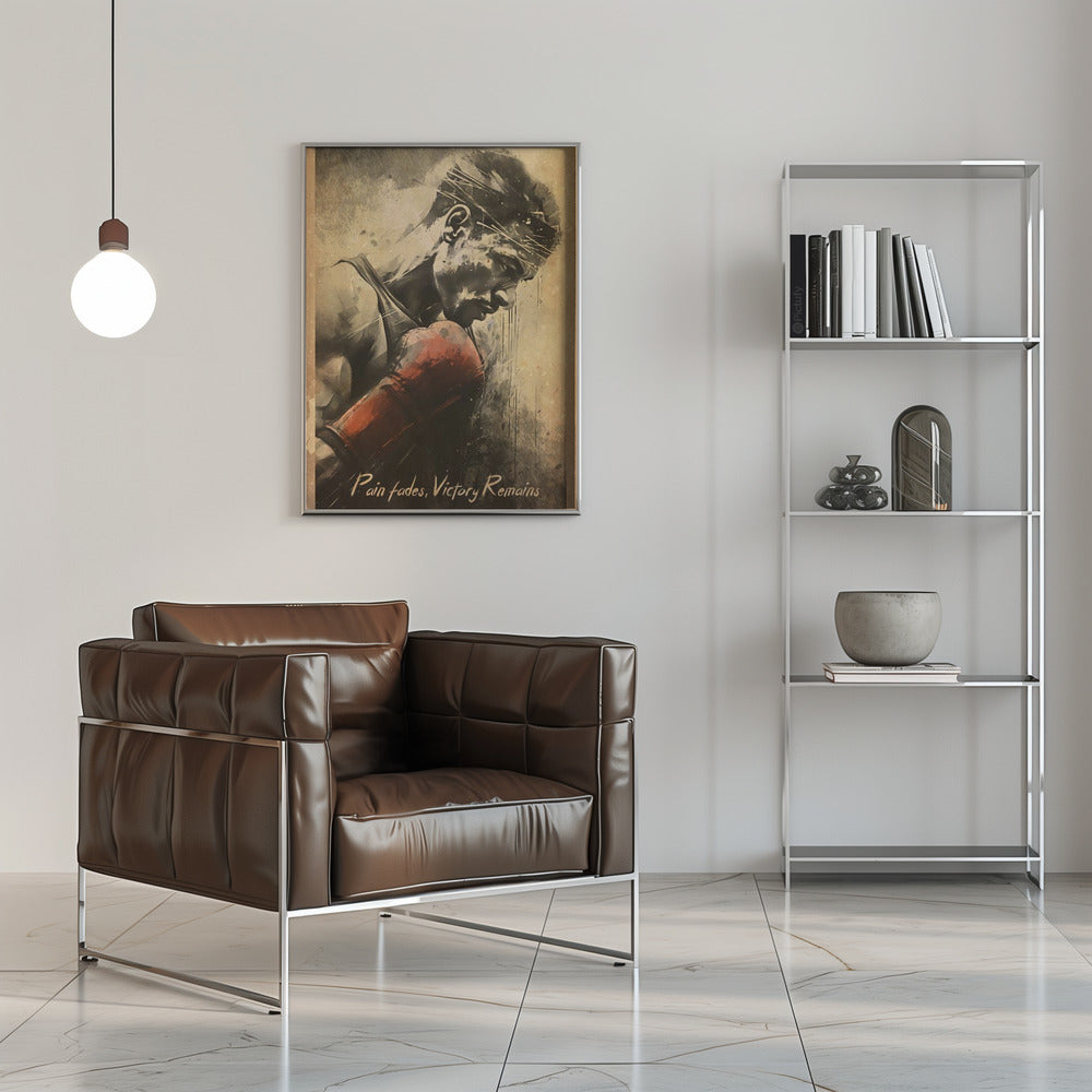 Wall art Pain Fades Victory Remains