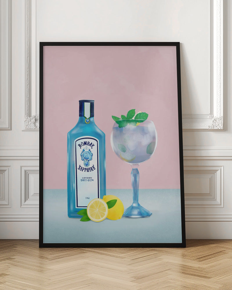 Wall Art Gin Cocktail