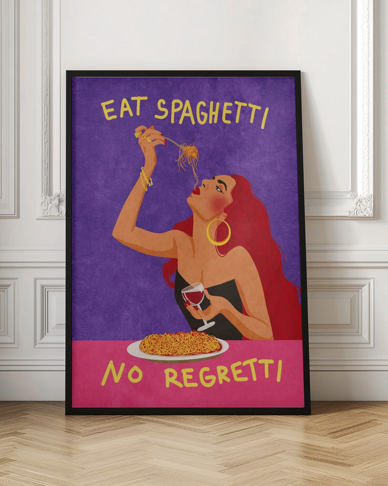 Wall Art Eat spaghetti no regretti
