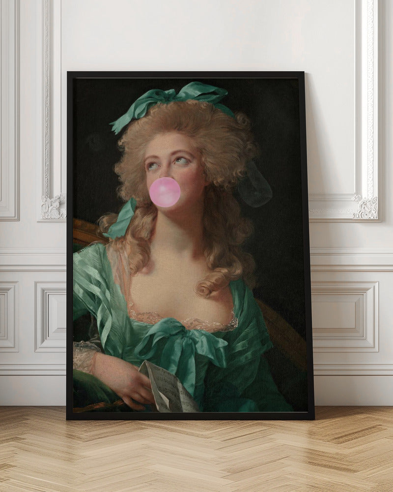 Wall art Madame Bubble-Gum