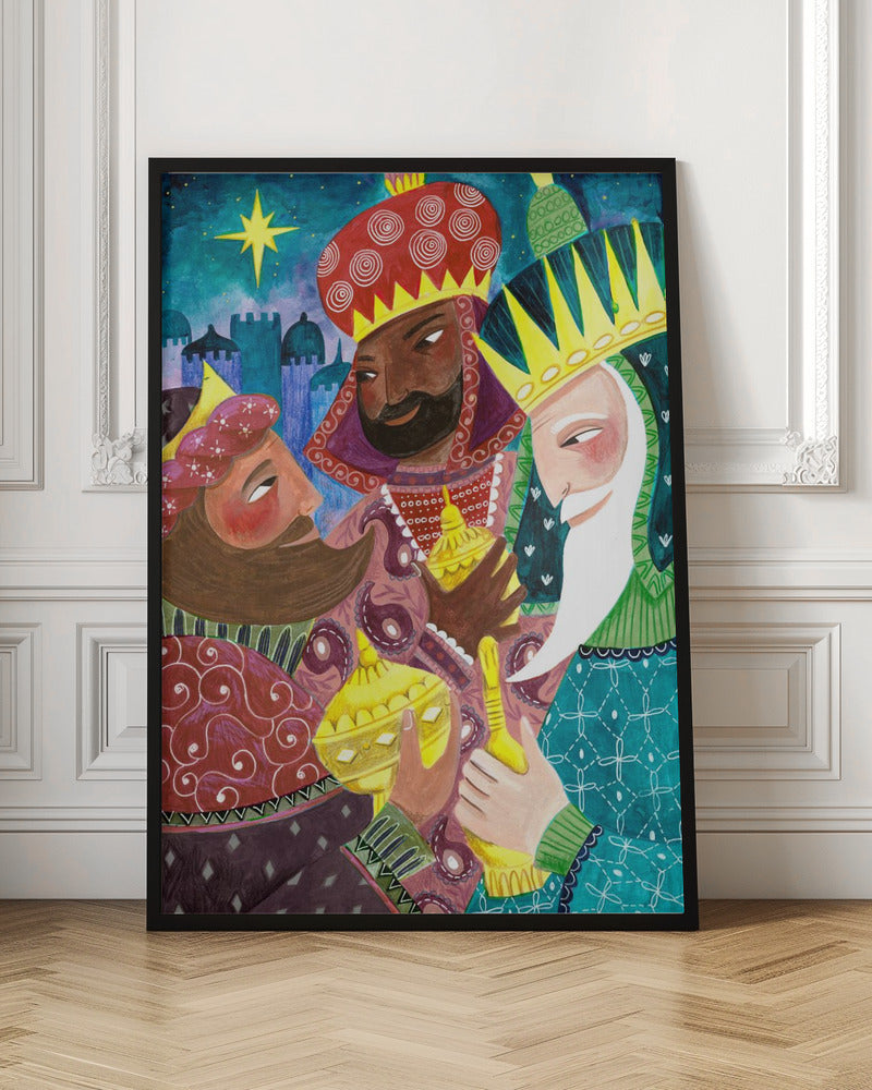 Wall art Three Kings, Three Wise Men Canvas Print