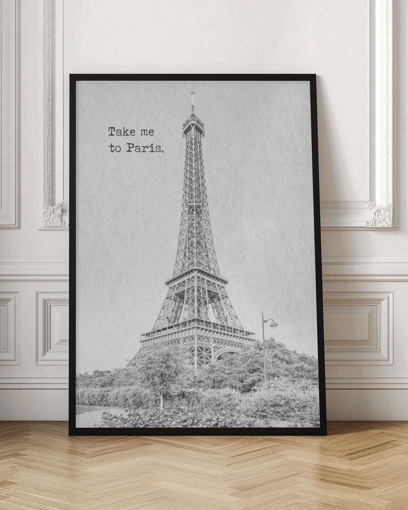 Wall art Take me to Paris