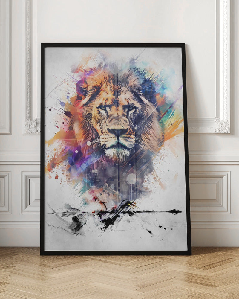 Wall art Lion Poster Art 04