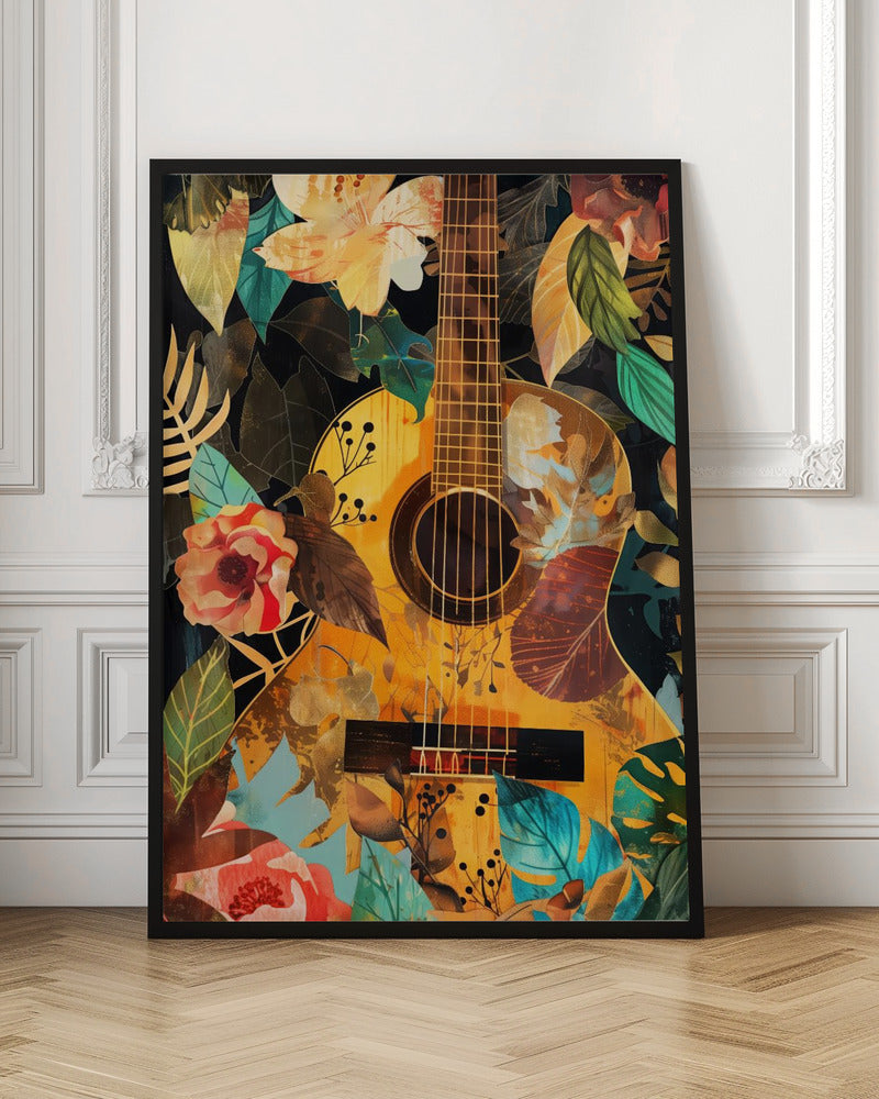 Music Guitar Collage (2) Canvas Print