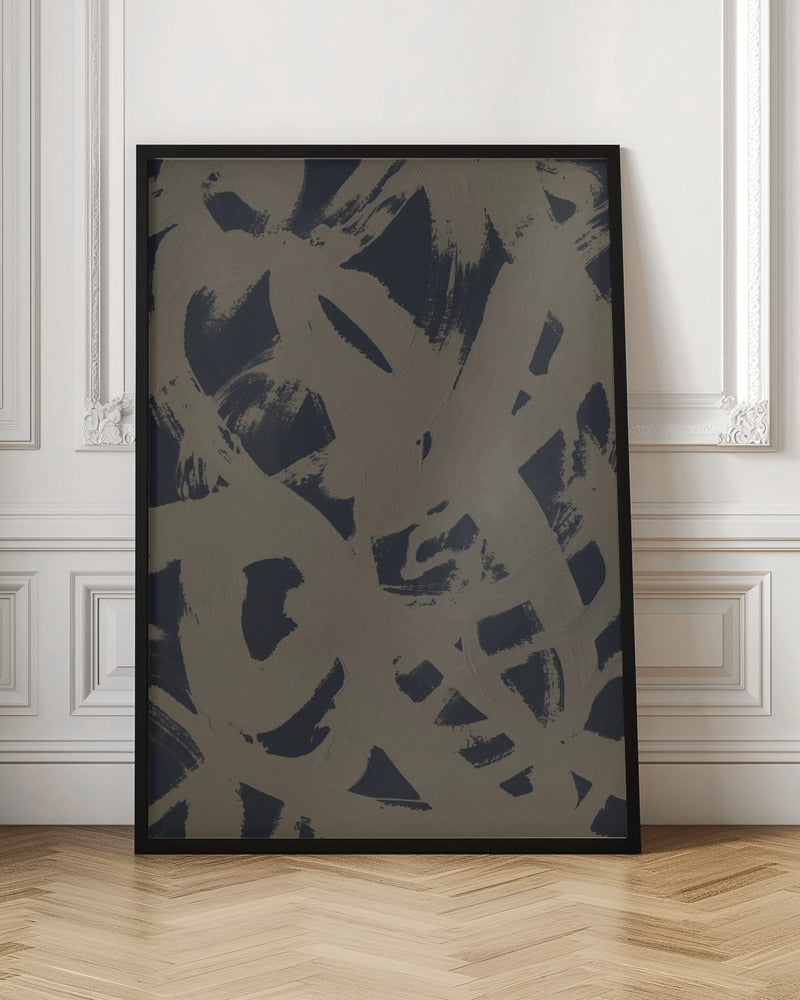 Wall art Abstract Brush Strokes 399Y