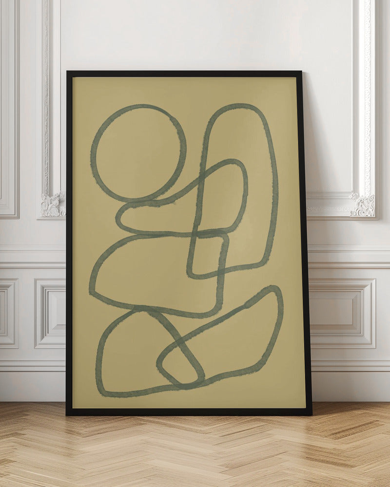 Wall art Line drawing ABSTRACT
