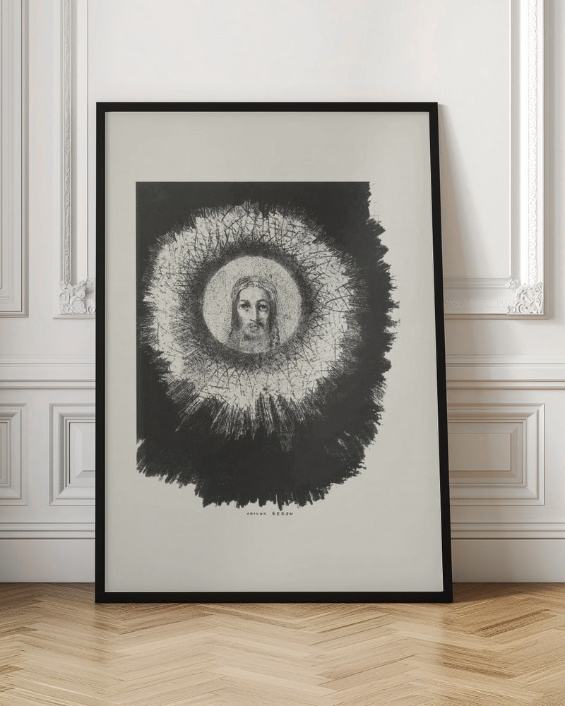 Wall art And the Face of Christ Shone In the Disk of the Sun