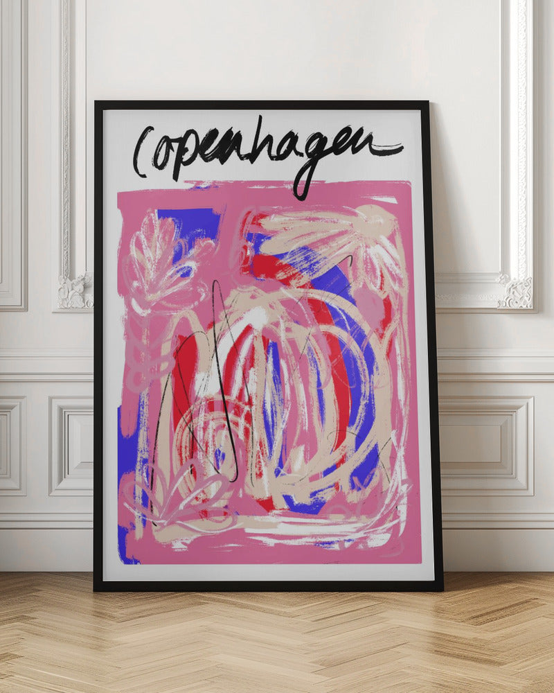 Wall art Copenhagenabstract5 Size24x36