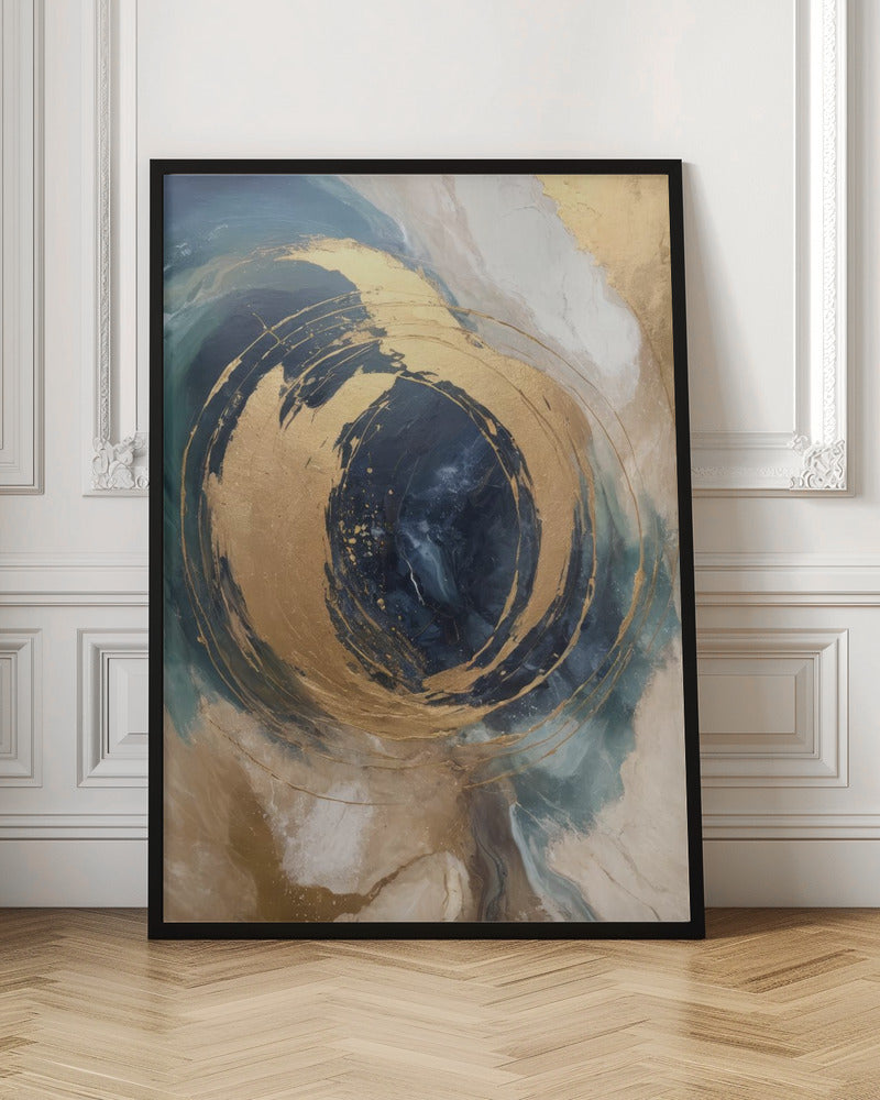 Wall art Golden Vortex