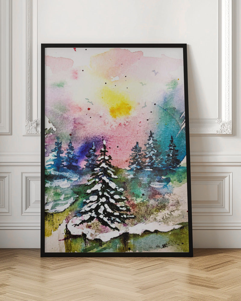 Wall art Winter 9 Canvas Print