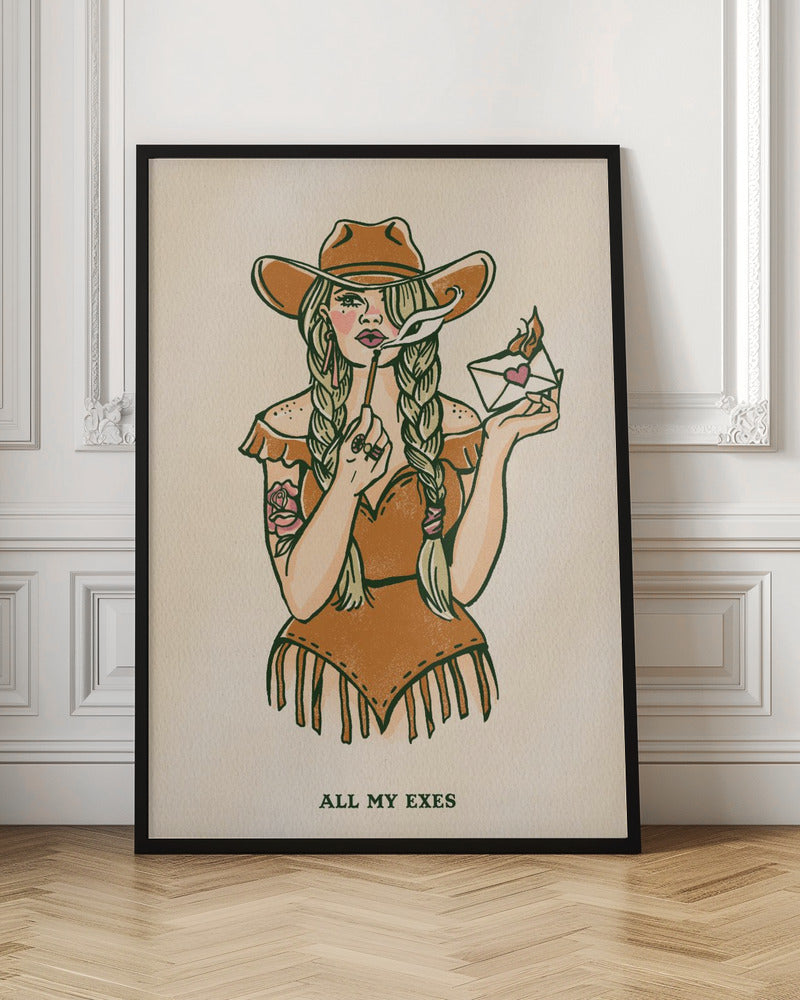 Wall Art All My Exes 2