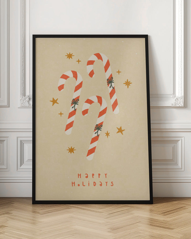 Wall art Candy Cane Canvas Print