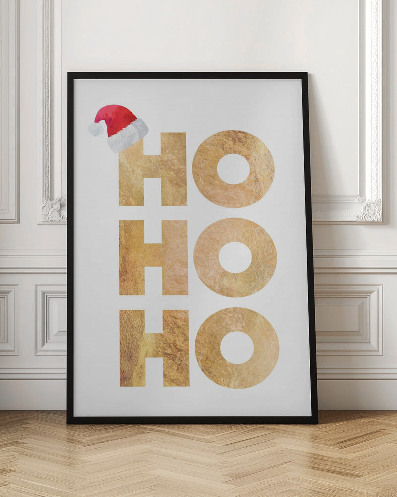 Wall art Hohoho typography Canvas Print