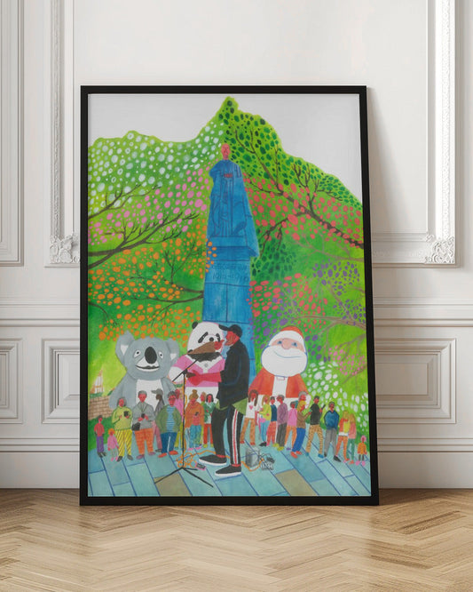 Wall art Street Concert Canvas Print