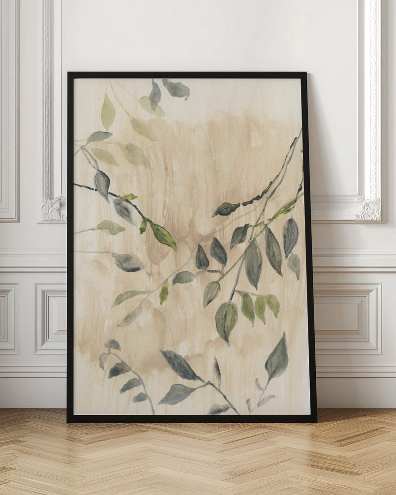 Wall art Colour Washed Leaves No1
