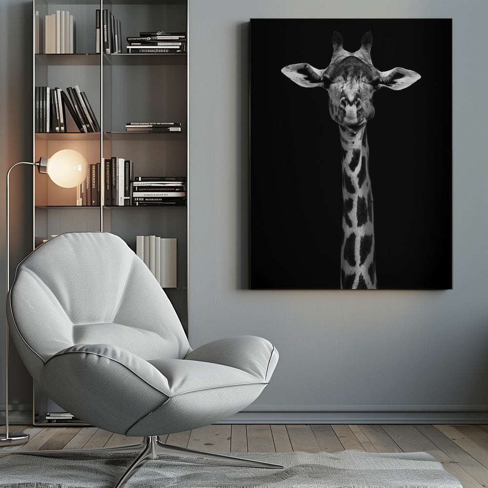 Wall Art Giraffe Portrait