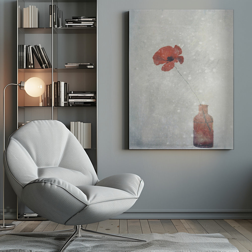 wall art Winter Poppy
