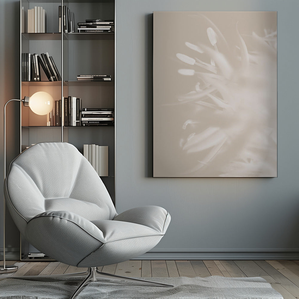 Wall art Flower Beige_1