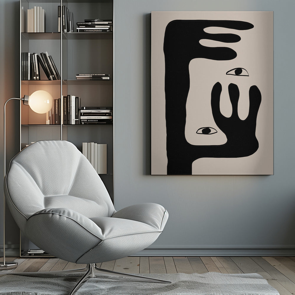 Wall art Abstract Face No2.