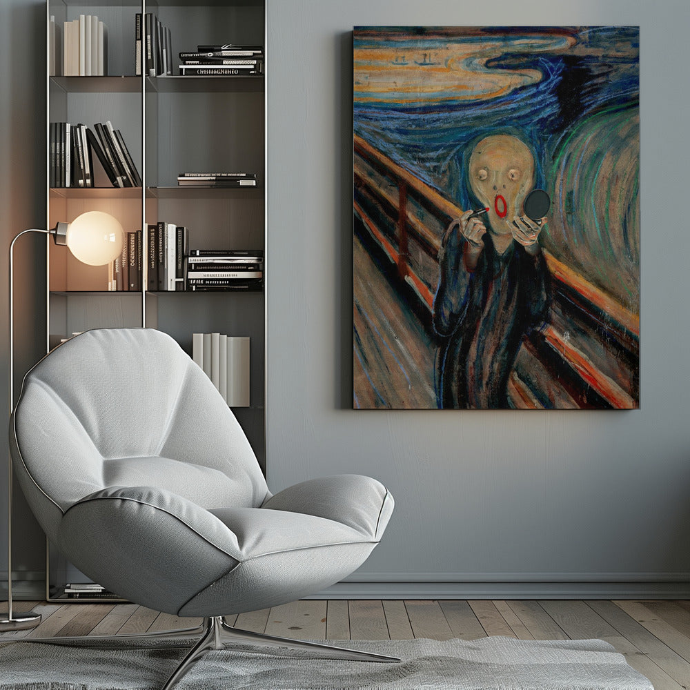 Wall art Screaming Make Up