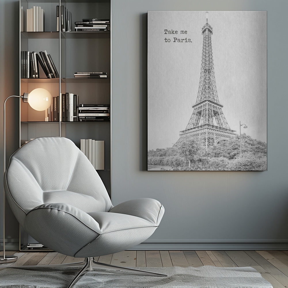 Wall art Take me to Paris